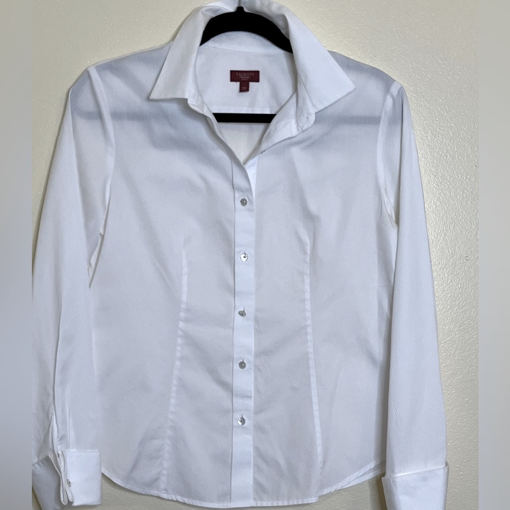 Tobolt White Long Sleeve Shirt size M